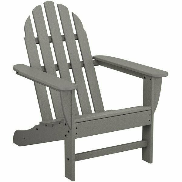 Polywood AD4030GY Slate Grey Classic Adirondack Chair 633AD4030GY